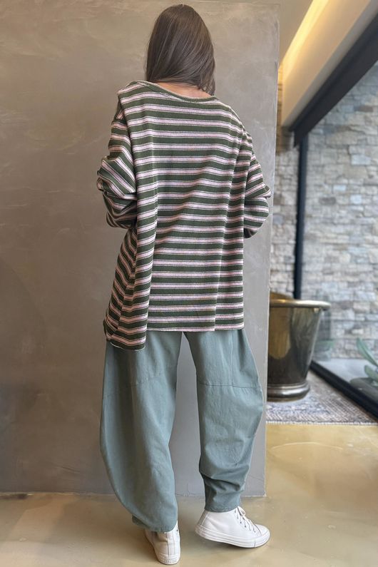 Camber Sand Knit Olive & Sugar